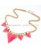  Triangle Clavicle Gold Plated Necklace